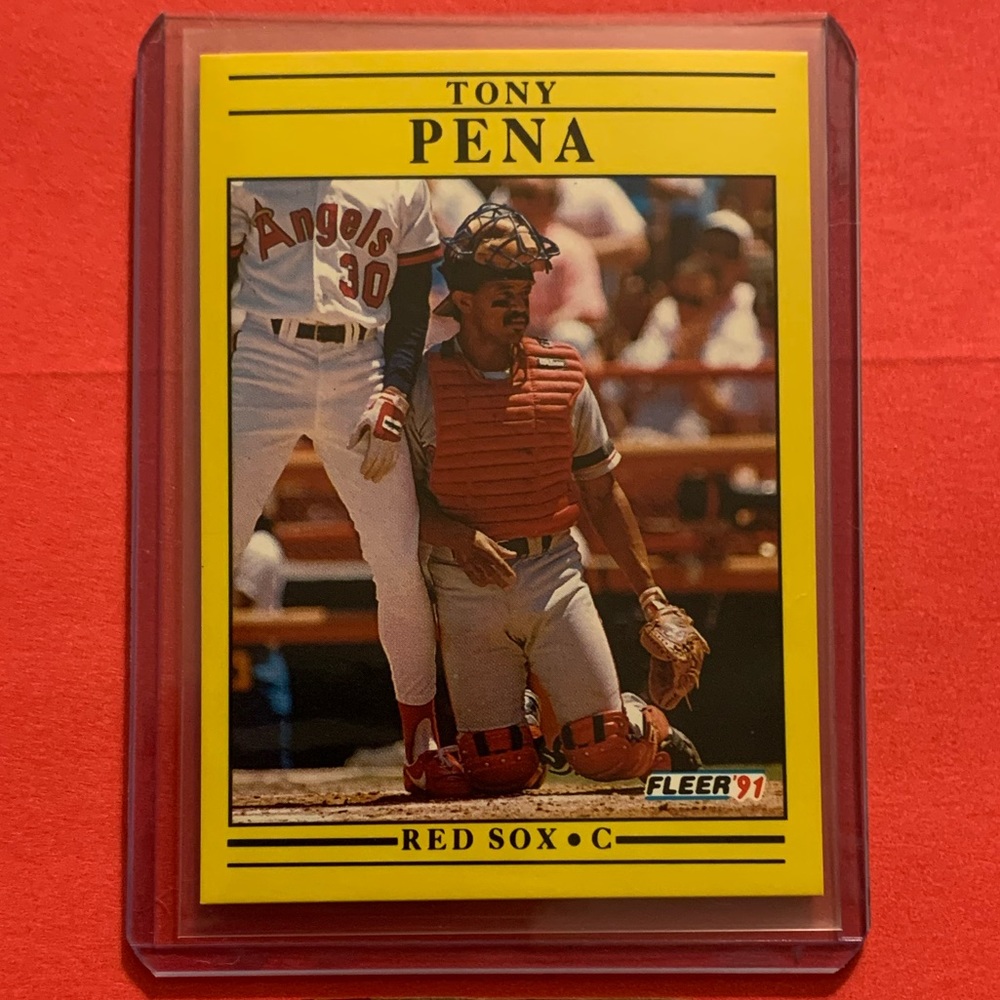Tony Pena #106 1991 Fleer Baseball Trading Card